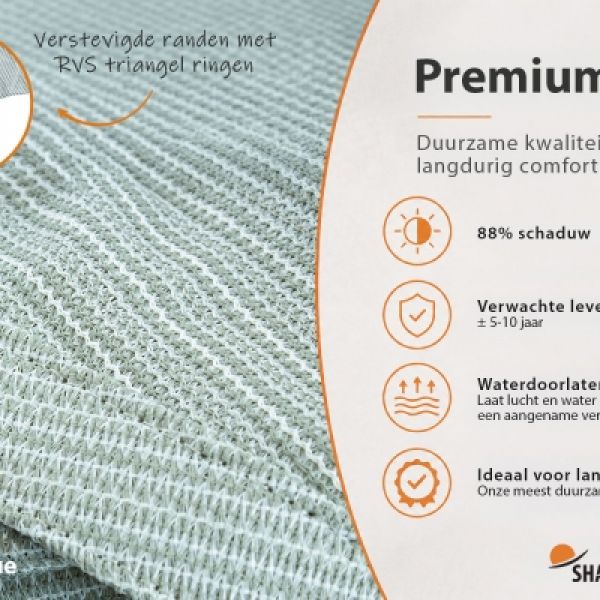 Schaduwdoek Country Blue - Shadow Comfort  
