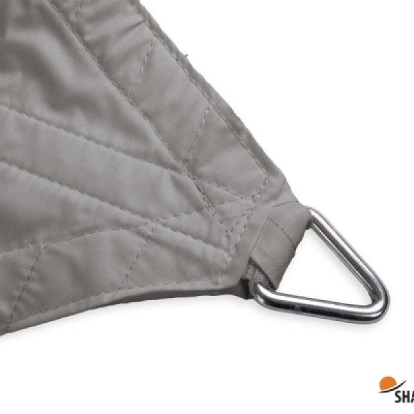 Waterdicht schaduwdoek Shadow Comfort Santorini Grey driehoek 3x3x3