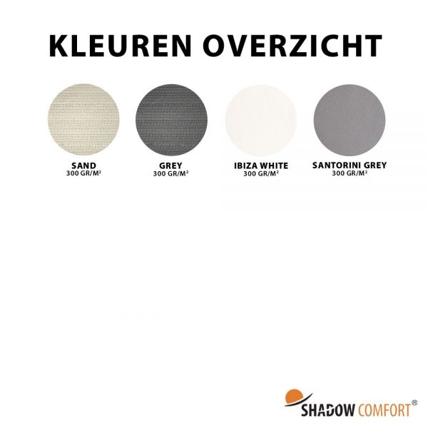 Overzicht kleuren