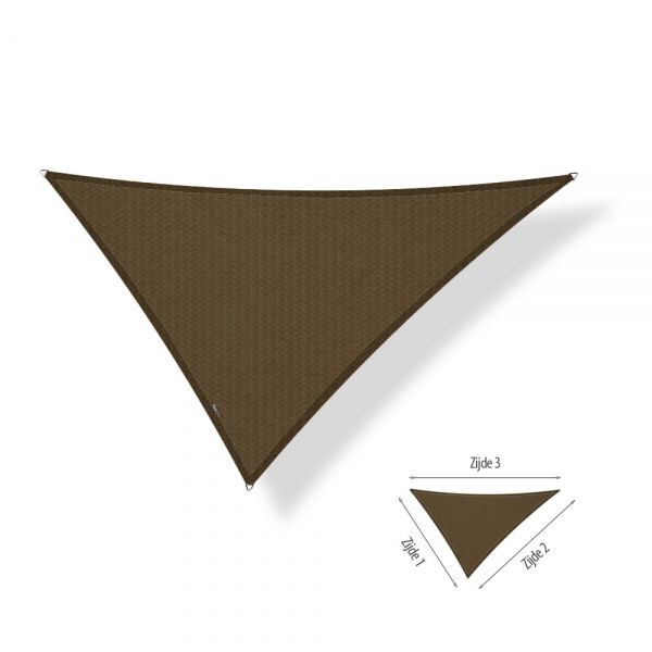 Schaduwdoek Maatwerk Japanese Brown
