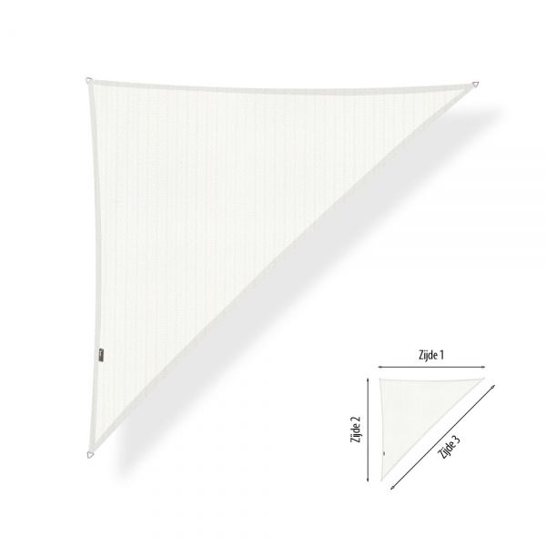 Schaduwdoek Maatwerk Arctic White