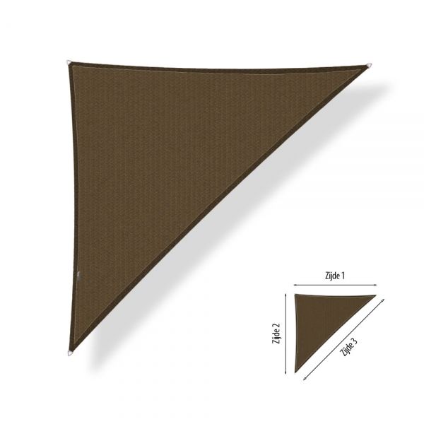 Schaduwdoek Maatwerk Japanese Brown