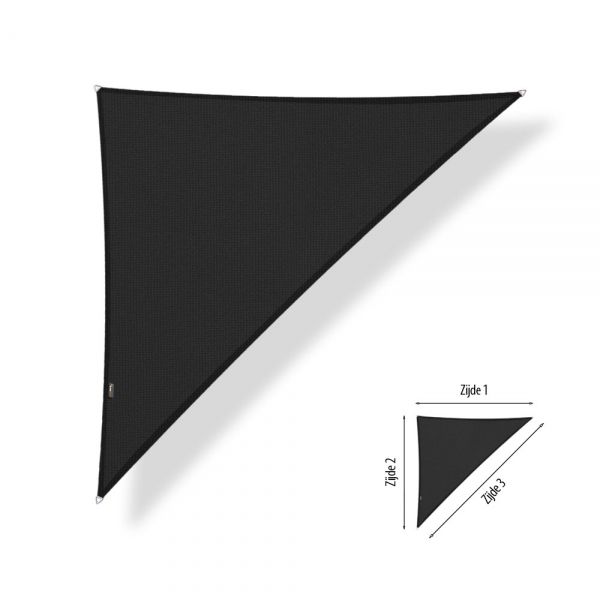 Schaduwdoek Maatwerk Classic Black