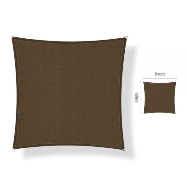 Schaduwdoek Maatwerk Japanse Brown