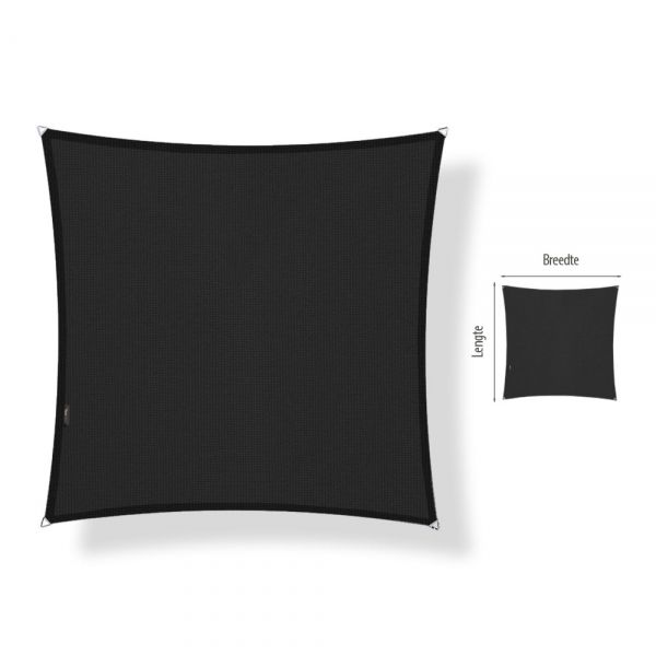 Schaduwdoek Maatwerk Classic Black