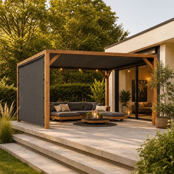 Schaduwdoek veranda