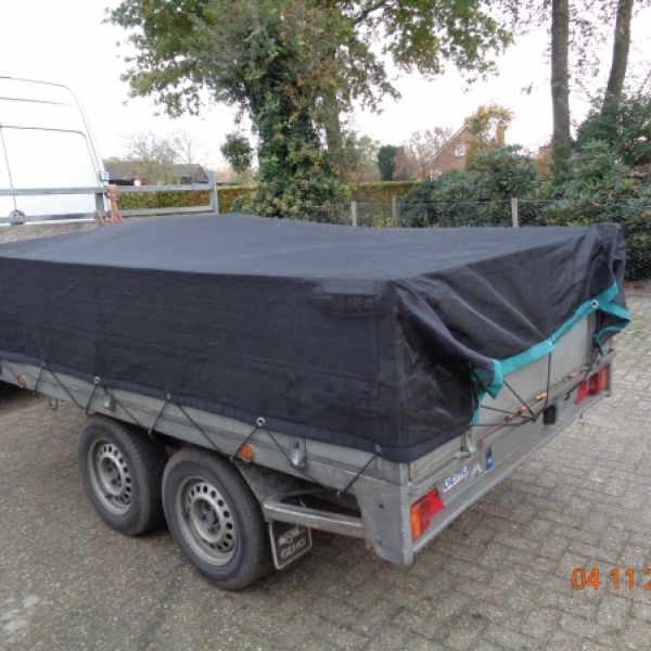 afdekzeil aanhanger hovenier