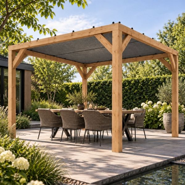 Pergola met doek
