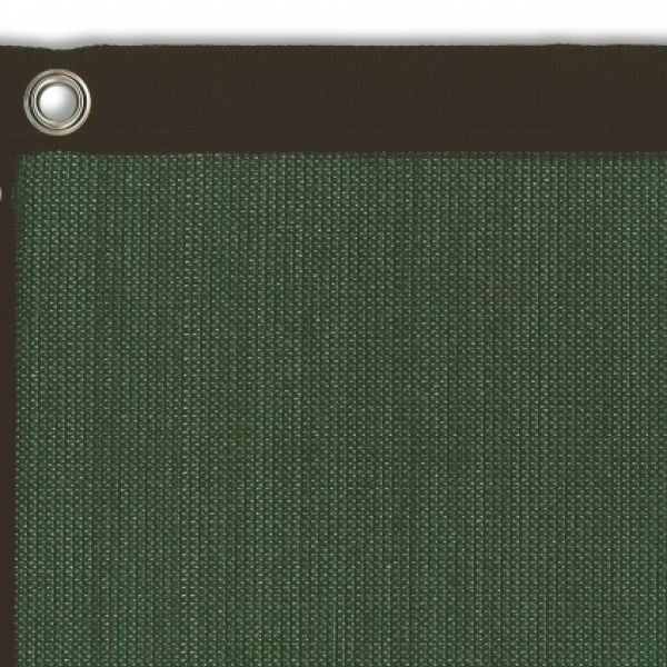 winddoek 180 landscape green met zwarte band