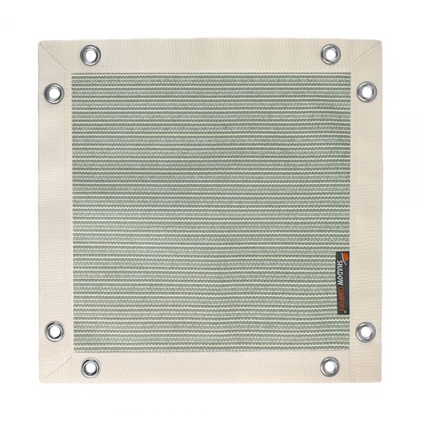 Winddoek 250gr Moonstone Green met band en ogen