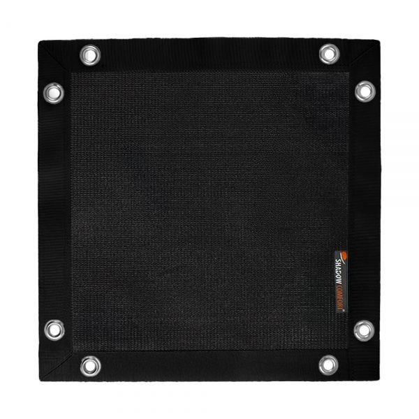 Winddoek 300gr Classic Black met band en ogen