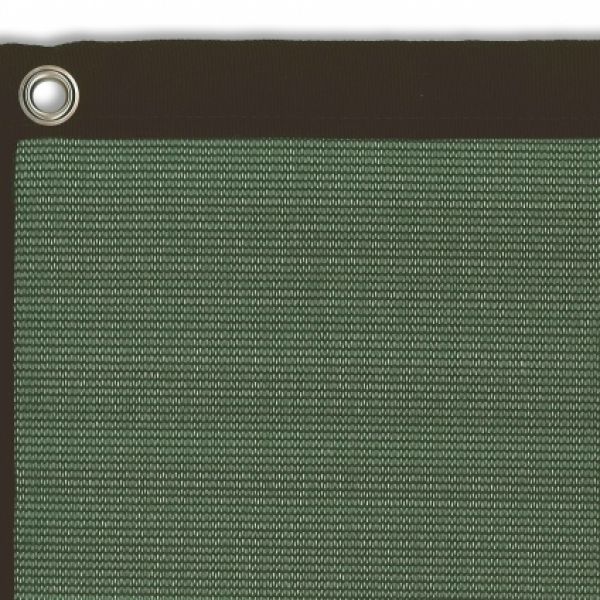 winddoek economy 200, landscape green met zwarte band