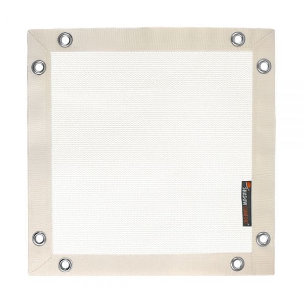 Mineral White met PP band kleur - Beige