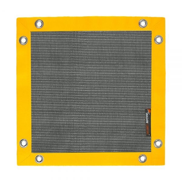 Black met PP band kleur - Yellow