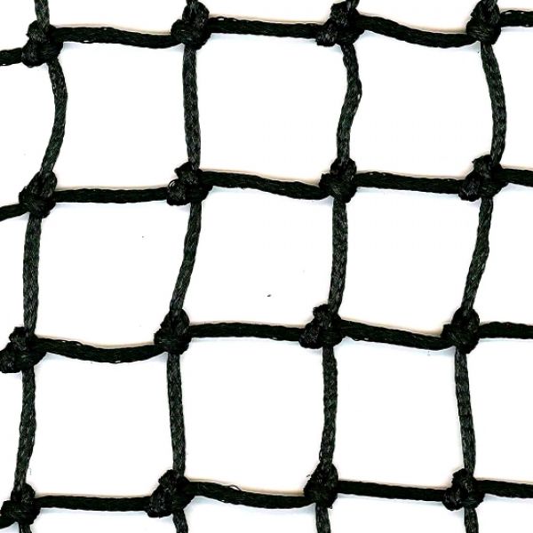 polyethyleen geknoopt net, maas 4x4cm., draaddikte 3 mm.