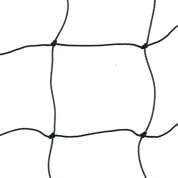 polyethyleen geknoopt net, maas 7x7cm., draaddikte 1,3 mm.