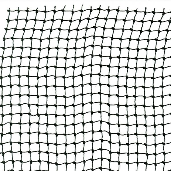 polyethyleen geknoopt net, 1,5x1,5 cm., draaddikte 1,3 mm.