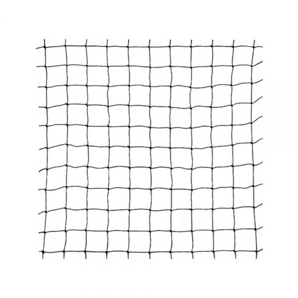 Geknoopt vogelnet maas 40x40 mm. draaddikte 1.3 mm.